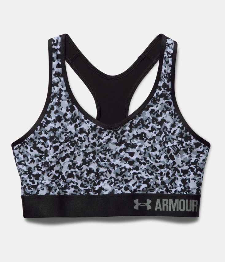 Armour Mid Bra Printed Športová podprsenka