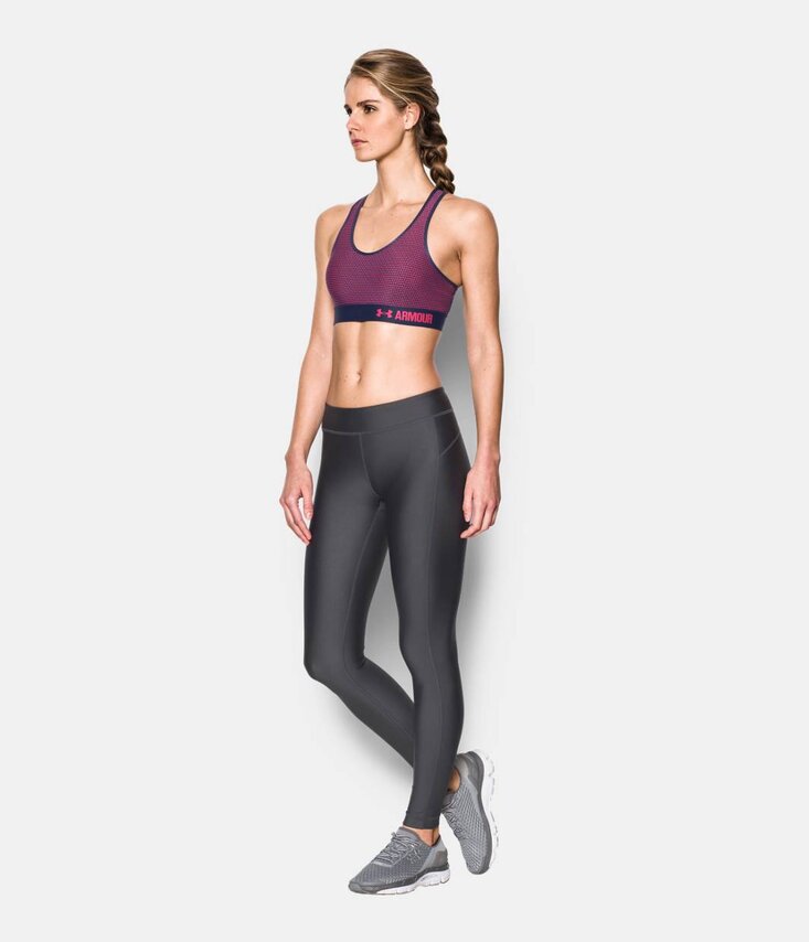 Armour Mid Bra Printed Športová podprsenka