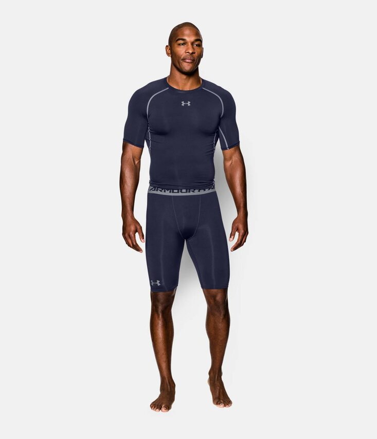 UA HG ARMOUR LONG COMP SHORT Šortky