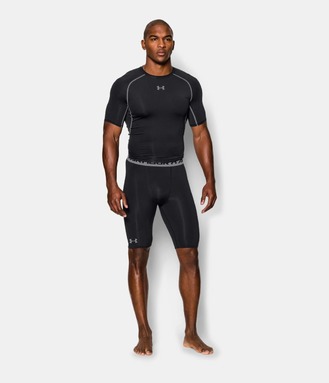 UA HG ARMOUR LONG COMP SHORT Šortky