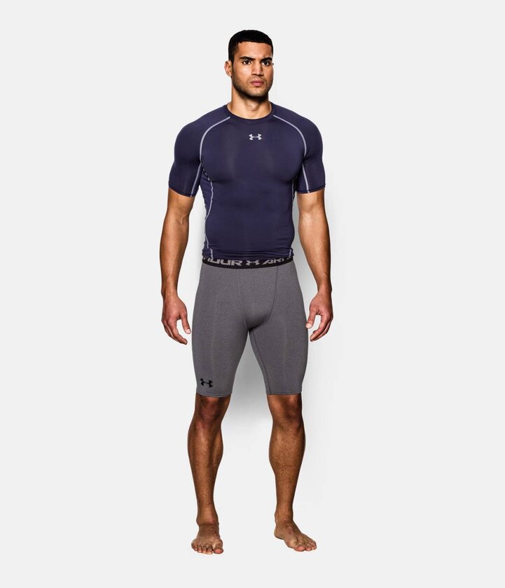 UA HG ARMOUR LONG COMP SHORT Šortky