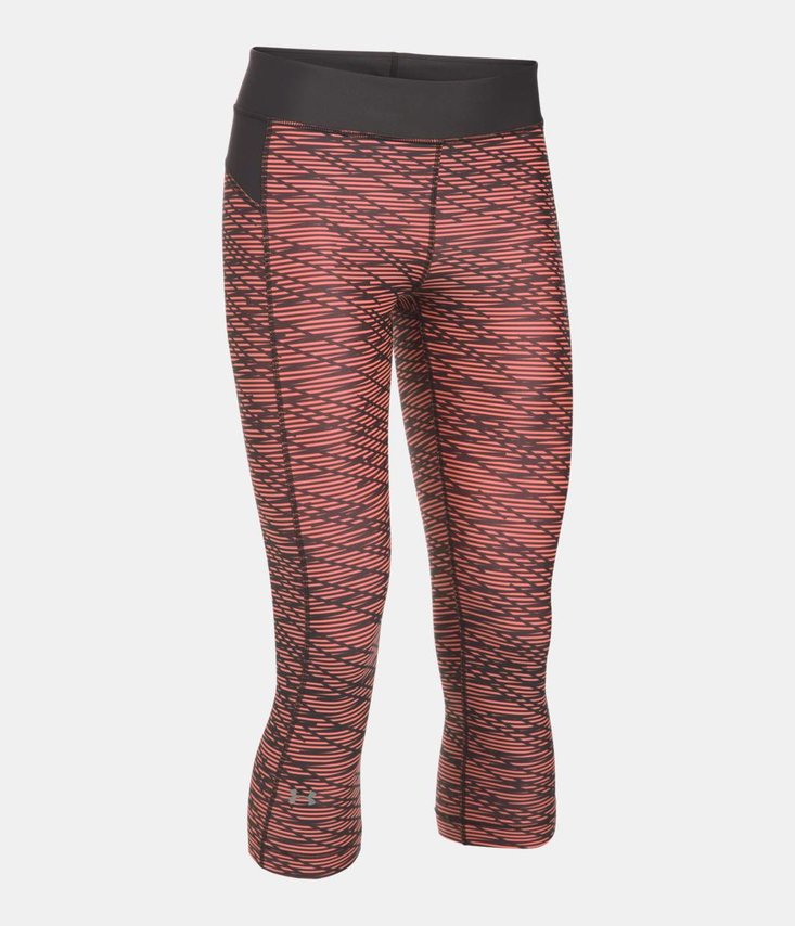 UA HG Armour Printed Capri Legíny