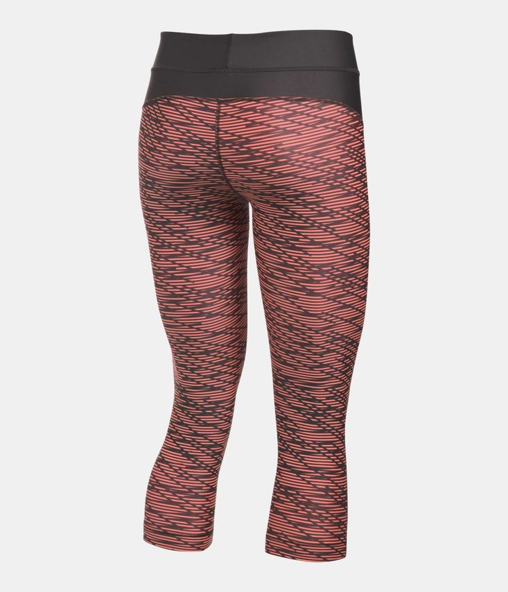 UA HG Armour Printed Capri Legíny