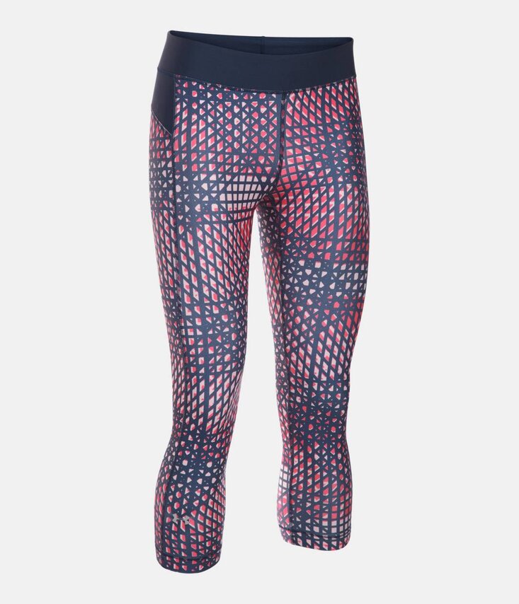 UA HG Armour Printed Capri Legíny