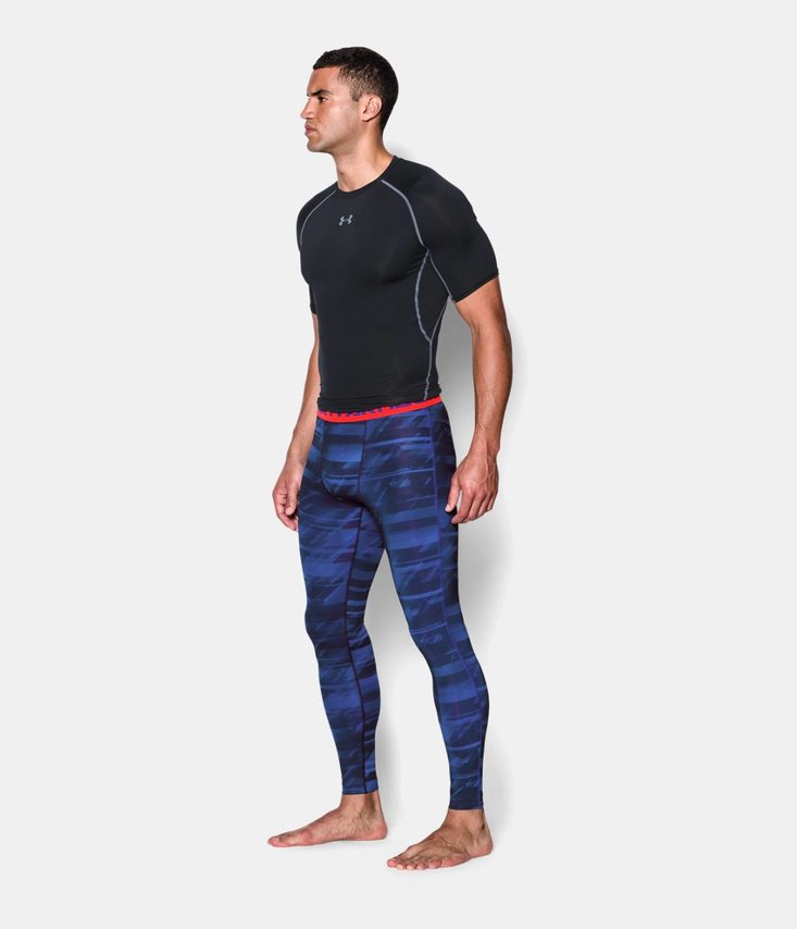 UA HG Armour Printed Legging Kompresné legíny