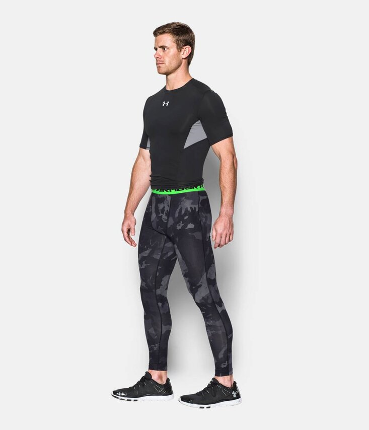 UA HG Armour Printed Legging Kompresné legíny